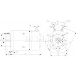 ELEKTROMOTOR MAHLE IM0364 AMJ5868 24V 2,2kW MM 13 11.216.925